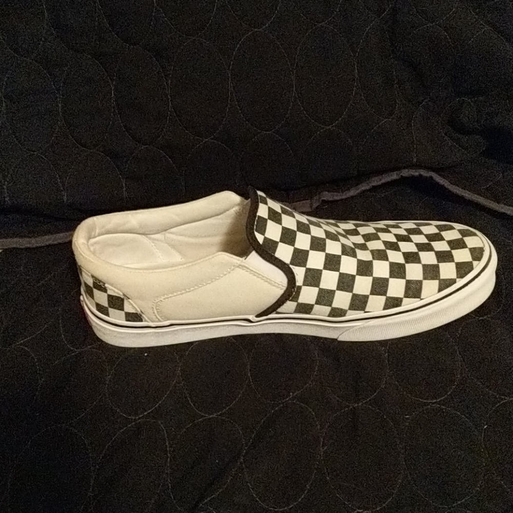 Black and White Checkered Vans